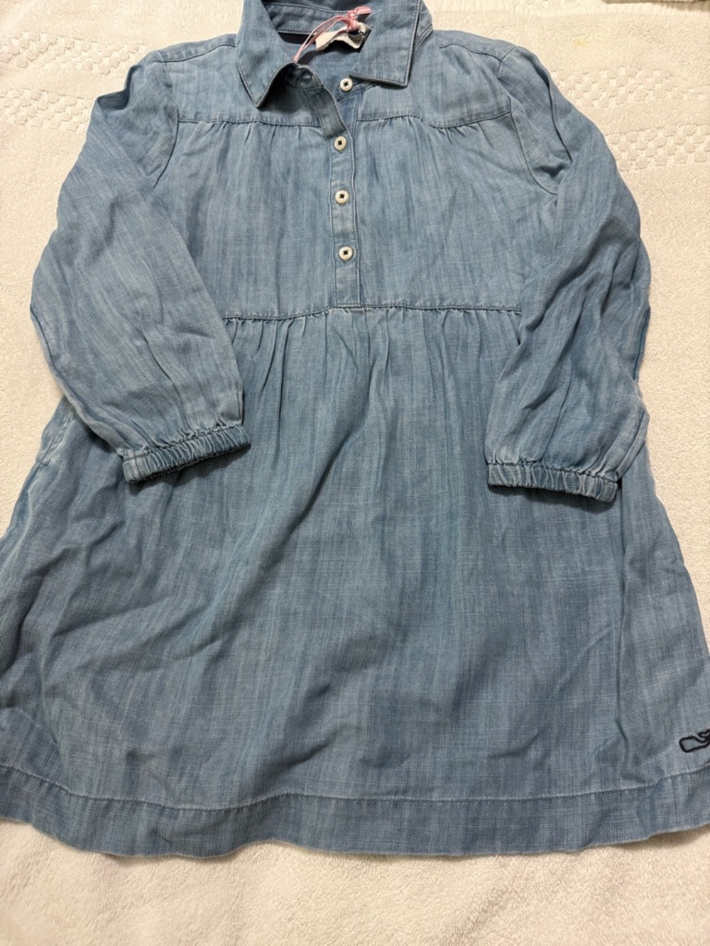Light Wash Denim Tunic Dress -  Vineyard Vines